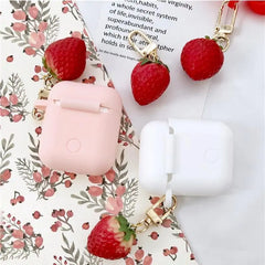 Strawberry-Themed Airpod Case