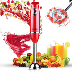 5Core Immersion Hand Blender 500W Stick Handheld Mixer Kitchen Electric Whisk