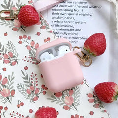 Strawberry-Themed Airpod Case