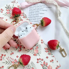 Strawberry-Themed Airpod Case