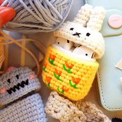 Knitted Cartoon Airpod Cases